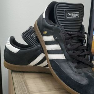 Black & White Adidas Sambas